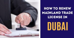Read more about the article How To Renew Mainland Trade License In Dubai