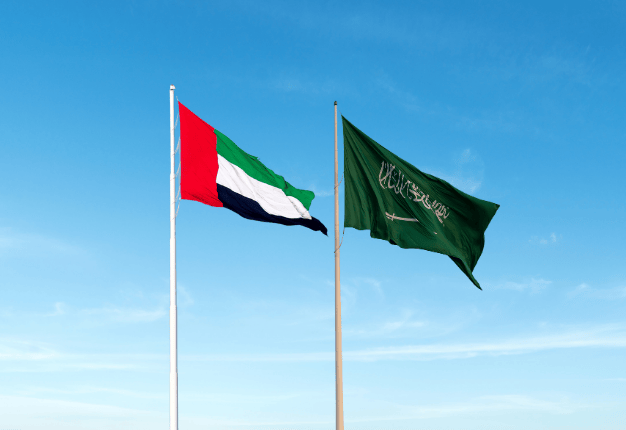 UAE from Saudi Arabia