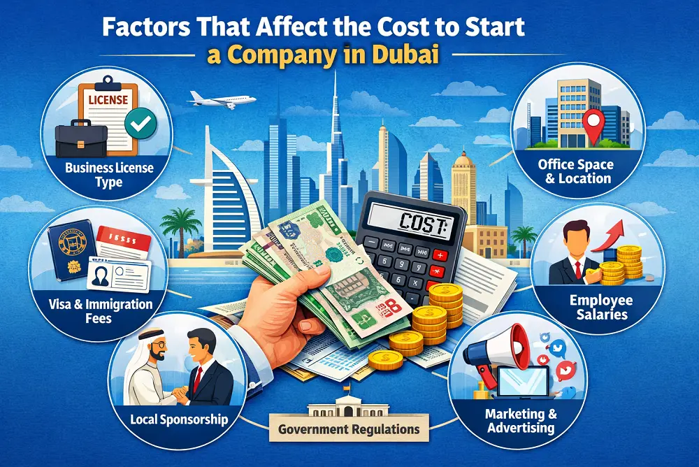 Factors That Affect the Cost to Start a Company in Dubai