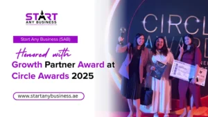 Read more about the article Start Any Business (SAB) Honored with Growth Partner Award at Circle Awards 2025