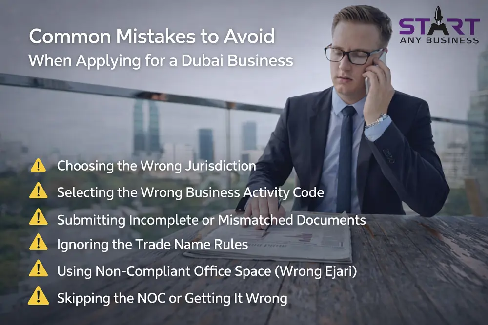 Common Mistakes to Avoid When Applying for a Dubai Business License